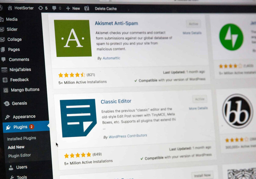 WordPress allows you to customize your website using various themes and plugins. (Source: Codeable)